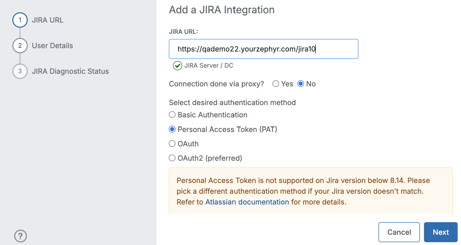 Add a JIRA Intergration Add a JIRA Intergration