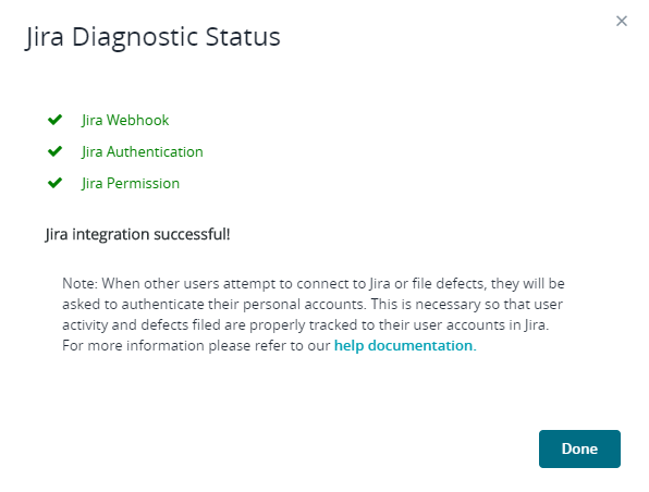 Jira Diagnostic Status Jira Diagnostic Status